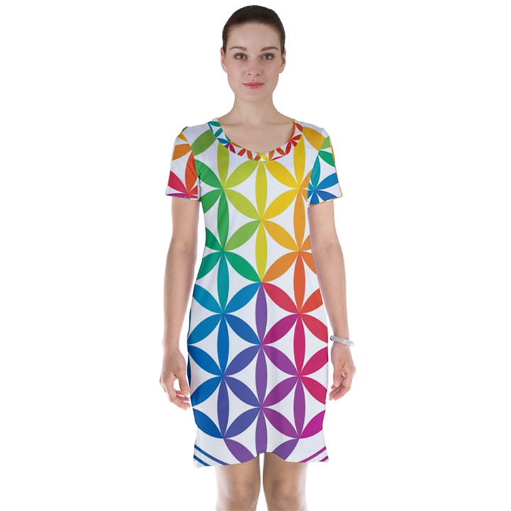 Heart Energy Medicine Short Sleeve Nightdress