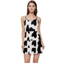 Animal-print-black-and-white-black Short Frill Dress View1