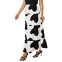 Animal-print-black-and-white-black Tiered Ruffle Maxi Skirt View2