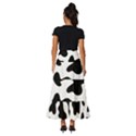 Animal-print-black-and-white-black Tiered Ruffle Maxi Skirt View4