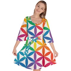 Heart Energy Medicine Velour Kimono Dress by Ket1n9