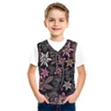 Flower Art Pattern Kids  Basketball Tank Top View1