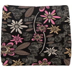 Flower Art Pattern Seat Cushion by Ket1n9