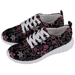 Flower Art Pattern Men s Lightweight Sports Shoes by Ket1n9