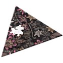 Flower Art Pattern Wooden Puzzle Triangle View3