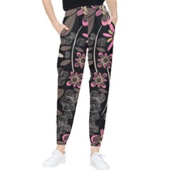 Flower Art Pattern Women s Tapered Pants by Ket1n9