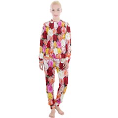 Rose Color Beautiful Flowers Women s Lounge Set by Ket1n9