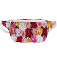 Rose Color Beautiful Flowers Waist Bag  by Ket1n9