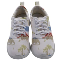 Dinosaur Art Pattern Mens Athletic Shoes by Ket1n9