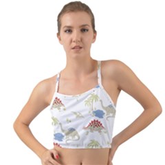 Dinosaur Art Pattern Mini Tank Bikini Top by Ket1n9