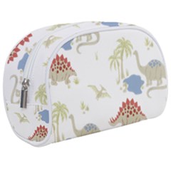 Dinosaur Art Pattern Make Up Case (medium) by Ket1n9