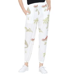 Dinosaur Art Pattern Women s Tapered Pants by Ket1n9