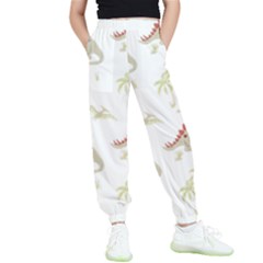 Dinosaur Art Pattern Kids  Joggers by Ket1n9