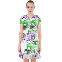 Horse-horses-animal-world-green Adorable In Chiffon Dress by Ket1n9