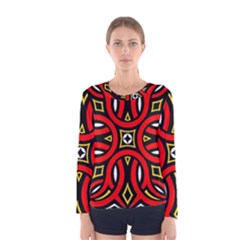 Traditional Art Pattern Women s Long Sleeve T-shirt