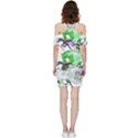 Horse-horses-animal-world-green Shoulder Frill Bodycon Summer Dress View4