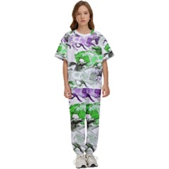 Horse-horses-animal-world-green Kids  T-shirt And Pants Sports Set by Ket1n9