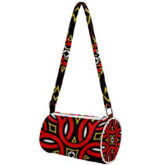 Traditional Art Pattern Mini Cylinder Bag