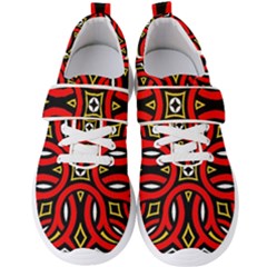 Traditional Art Pattern Men s Velcro Strap Shoes by Ket1n9