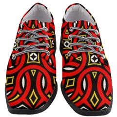 Traditional Art Pattern Women Heeled Oxford Shoes