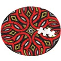 Traditional Art Pattern Wooden Puzzle Round View2