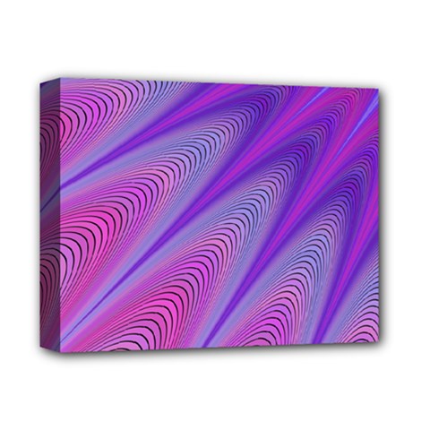 Purple-star-sun-sunshine-fractal Deluxe Canvas 14  X 11  (stretched) by Ket1n9