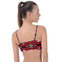 Traditional Art Pattern Knot Up Bikini Top View2