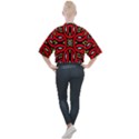 Traditional Art Pattern Mock Neck T-Shirt View2