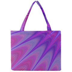 Purple-star-sun-sunshine-fractal Mini Tote Bag by Ket1n9