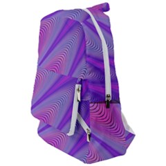 Purple-star-sun-sunshine-fractal Travelers  Backpack by Ket1n9