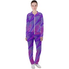 Purple-star-sun-sunshine-fractal Casual Jacket And Pants Set