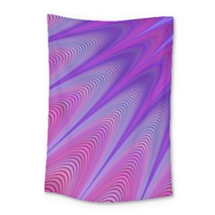 Purple-star-sun-sunshine-fractal Small Tapestry by Ket1n9