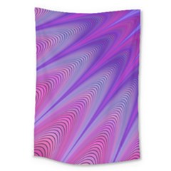 Purple-star-sun-sunshine-fractal Large Tapestry by Ket1n9