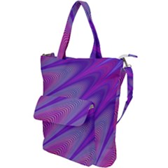 Purple-star-sun-sunshine-fractal Shoulder Tote Bag by Ket1n9