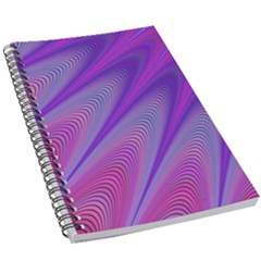 Purple-star-sun-sunshine-fractal 5 5  X 8 5  Notebook by Ket1n9