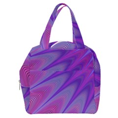 Purple-star-sun-sunshine-fractal Boxy Hand Bag by Ket1n9