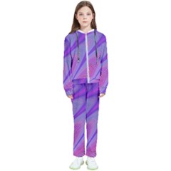 Purple-star-sun-sunshine-fractal Kids  Tracksuit by Ket1n9