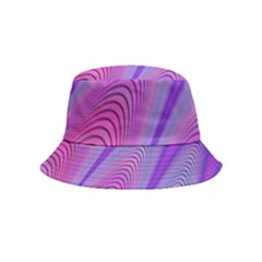 Purple-star-sun-sunshine-fractal Bucket Hat (kids) by Ket1n9