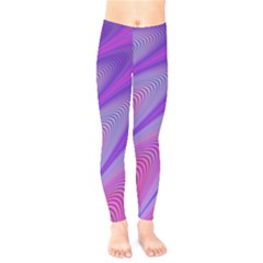 Purple-star-sun-sunshine-fractal Kids  Classic Winter Leggings