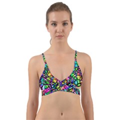 Network-nerves-nervous-system-line Wrap Around Bikini Top by Ket1n9