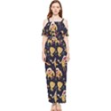 Alien Surface Pattern Draped Sleeveless Chiffon Jumpsuit View1