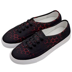 Abstract Pattern Honeycomb Women s Classic Low Top Sneakers by Ket1n9