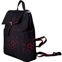 Abstract Pattern Honeycomb Buckle Everyday Backpack by Ket1n9