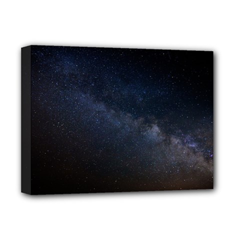 Cosmos-dark-hd-wallpaper-milky-way Deluxe Canvas 16  X 12  (stretched)  by Ket1n9