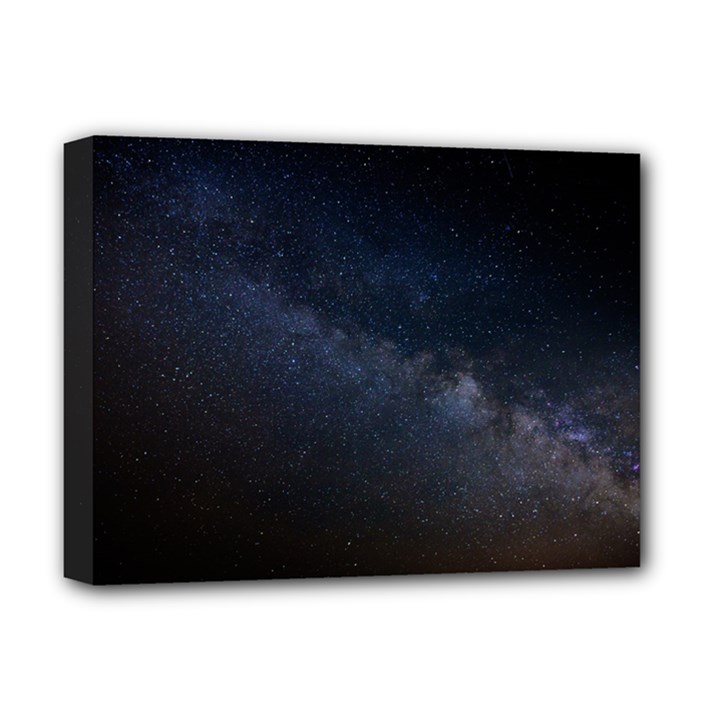 Cosmos-dark-hd-wallpaper-milky-way Deluxe Canvas 16  x 12  (Stretched) 