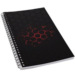 Abstract Pattern Honeycomb 5 5  X 8 5  Notebook by Ket1n9