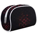 Abstract Pattern Honeycomb Make Up Case (Medium) View1