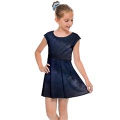 Cosmos-dark-hd-wallpaper-milky-way Kids  Cap Sleeve Dress by Ket1n9