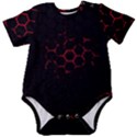 Abstract Pattern Honeycomb Baby Short Sleeve Bodysuit View1