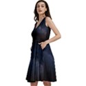 Cosmos-dark-hd-wallpaper-milky-way Sleeveless V-Neck Skater Dress with Pockets View2